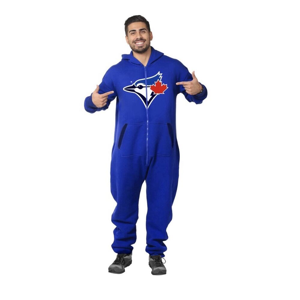 Toronto Blue Jays Klew Team Logo Sports Suit - Royal X-Small (fits Large)